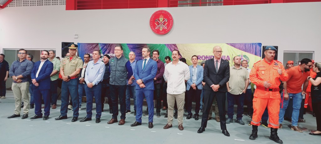 Governador Cel. Marcos Rocha inaugura novo Quartel do Corpo de Bombeiros em&nbsp;Buritis.