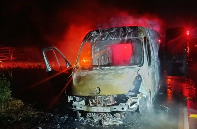 Em Rondônia, ambulância pega fogo durante transporte de&nbsp;paciente