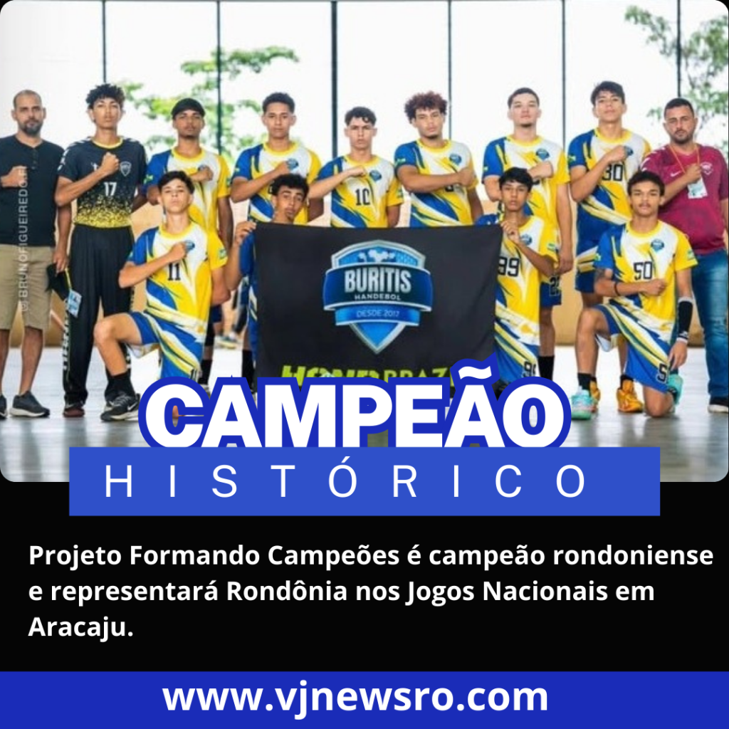 Histórico! Handebol de Buritis é campeão&nbsp;Estadual.